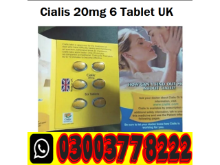 Cialis 20mg 6 Tablet UK Price In Karachi\ 03003778222